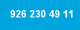 926 230 49 11 926 230 49 11